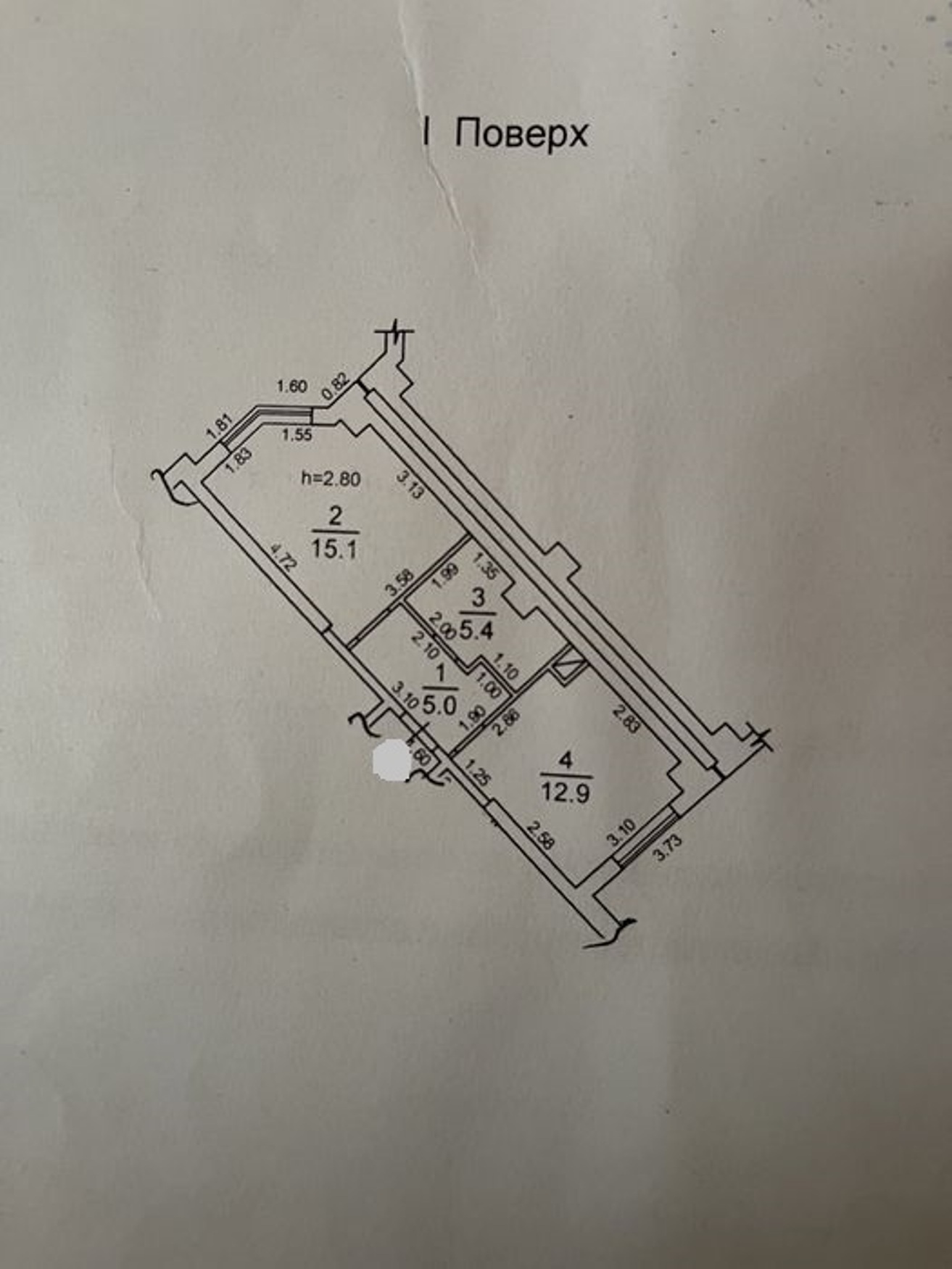 1 room apartment 38 m² Odesa, Ukraine