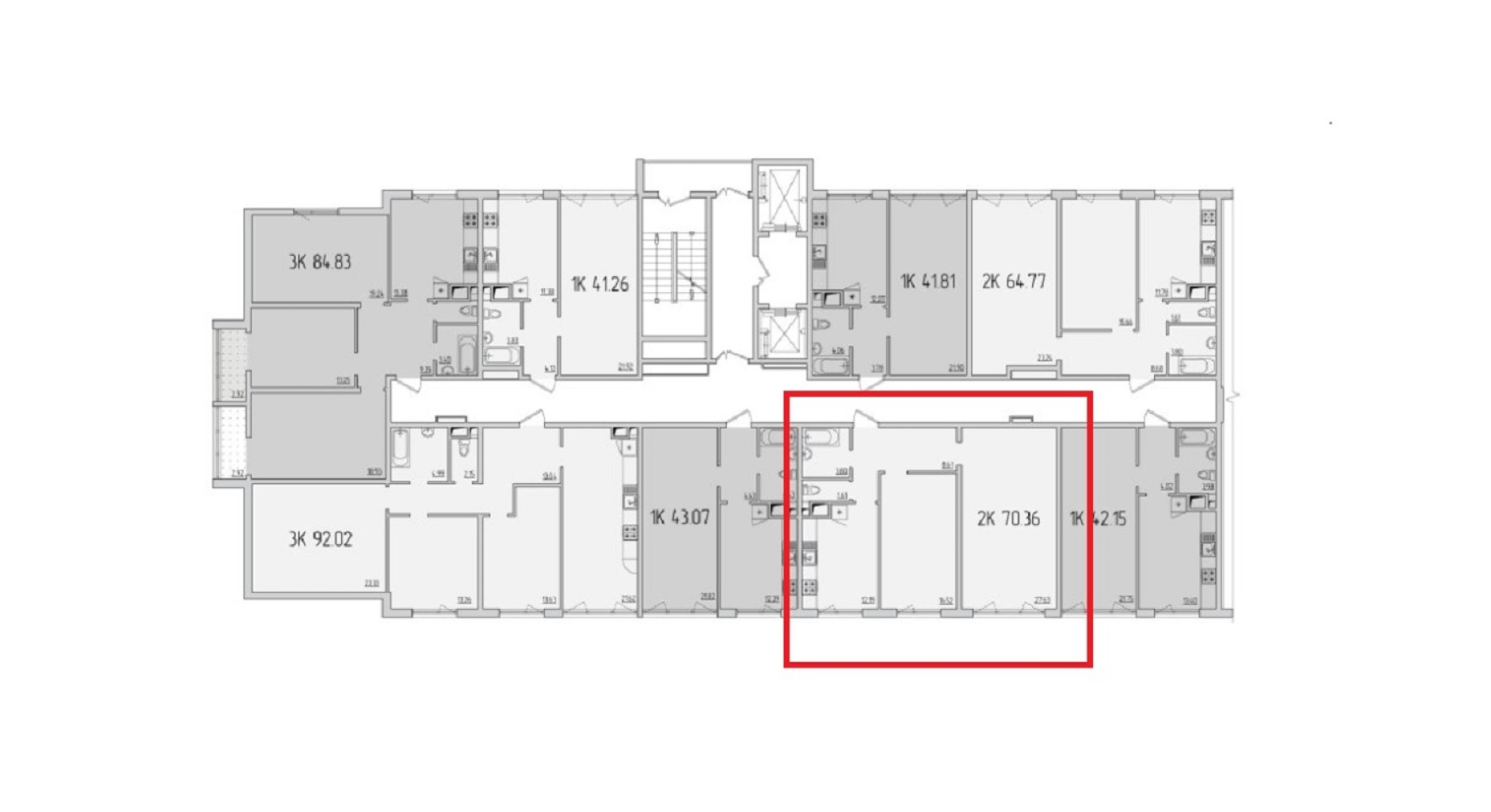 Appartement 2 chambres 70 m² Odessa, Ukraine