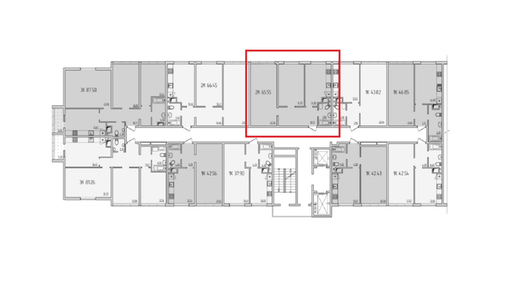 Wohnung 2 zimmer 65 m² Odessa, Ukraine