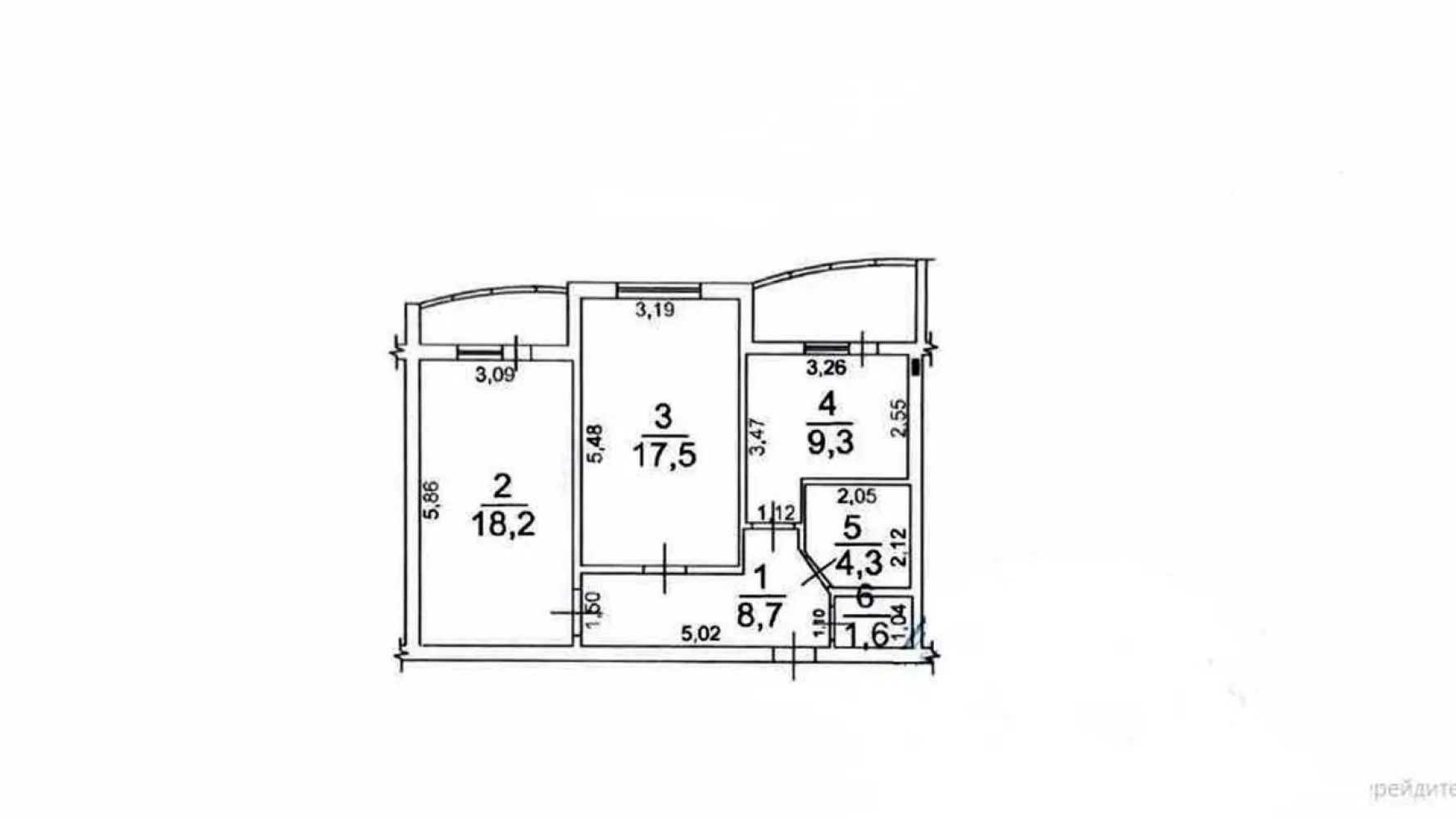 2 room apartment 67 m² Odesa, Ukraine