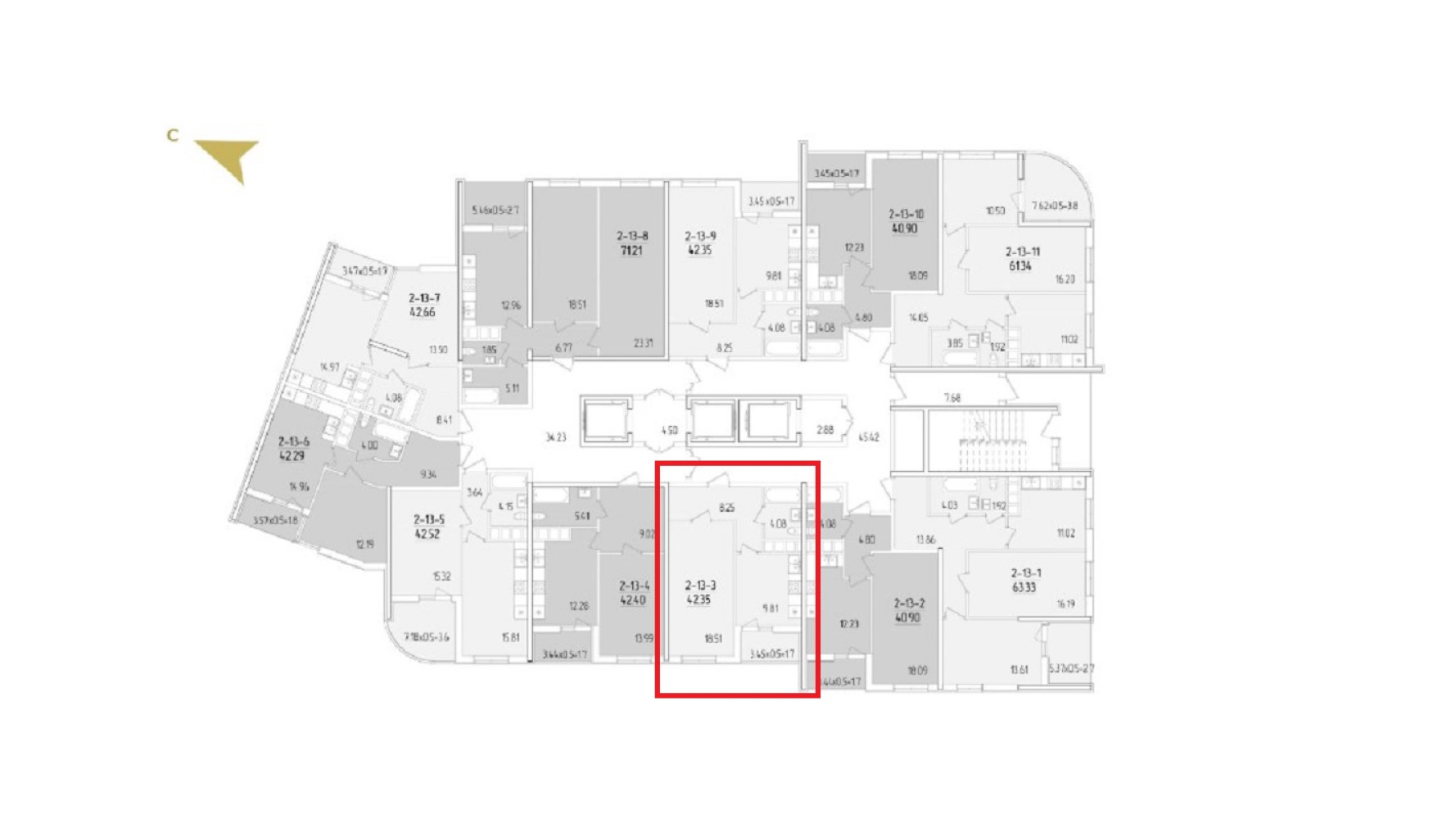 1 room apartment 42 m² Odesa, Ukraine