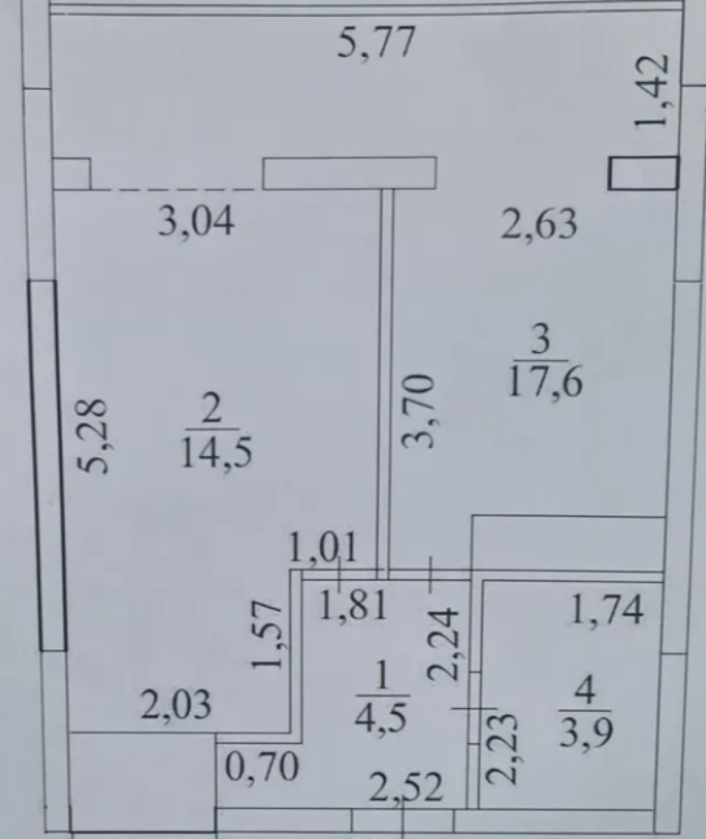 Appartement 1 chambre 41 m² Odessa, Ukraine