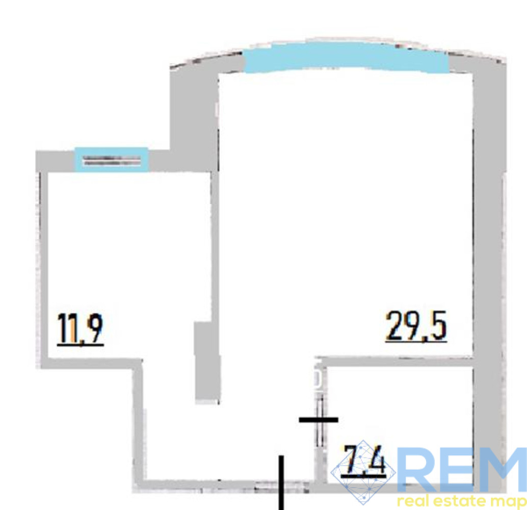 Mieszkanie 1 pokój 57 m² Odessa, Ukraina