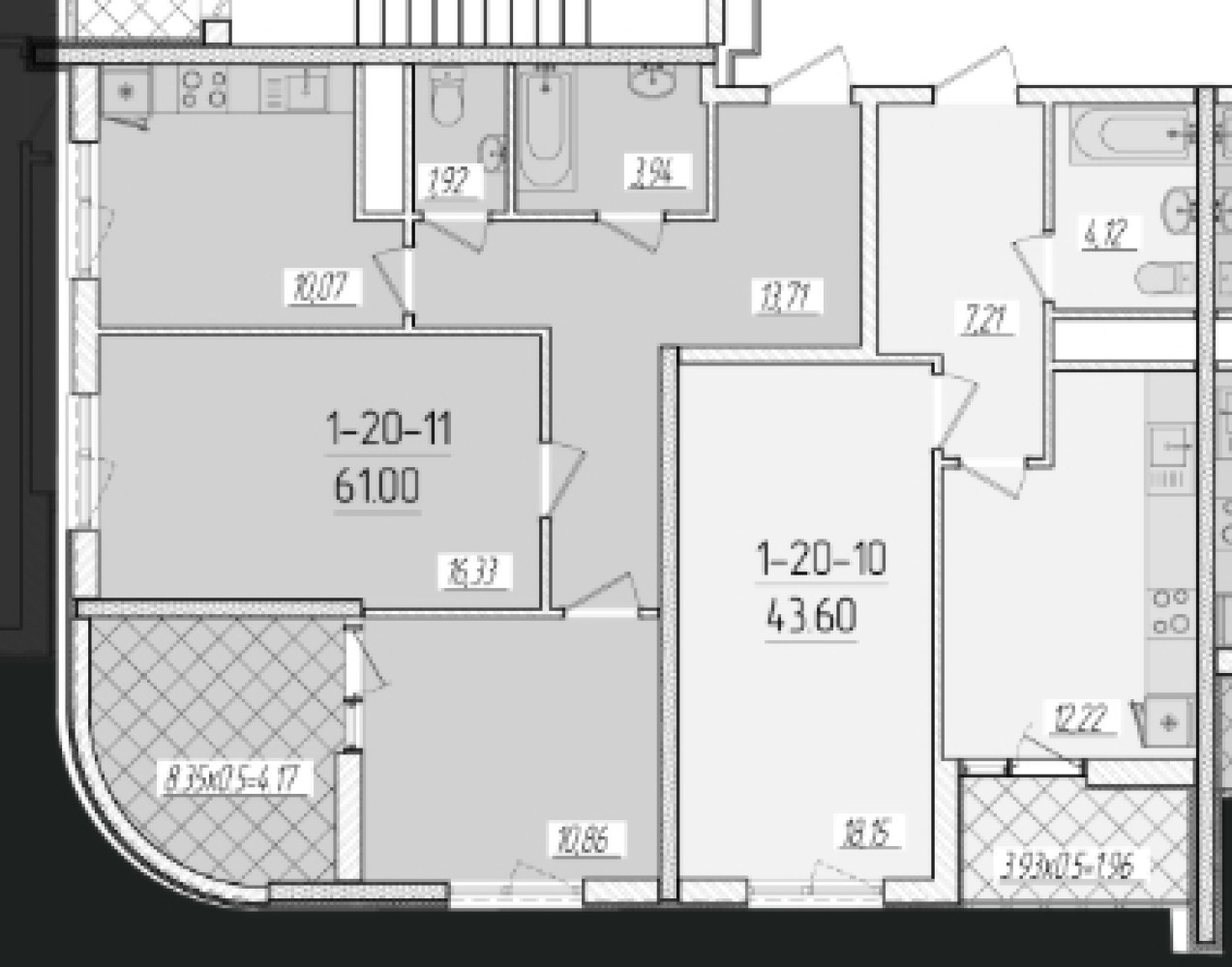 Mieszkanie 2 pokoi 60 m² Odessa, Ukraina
