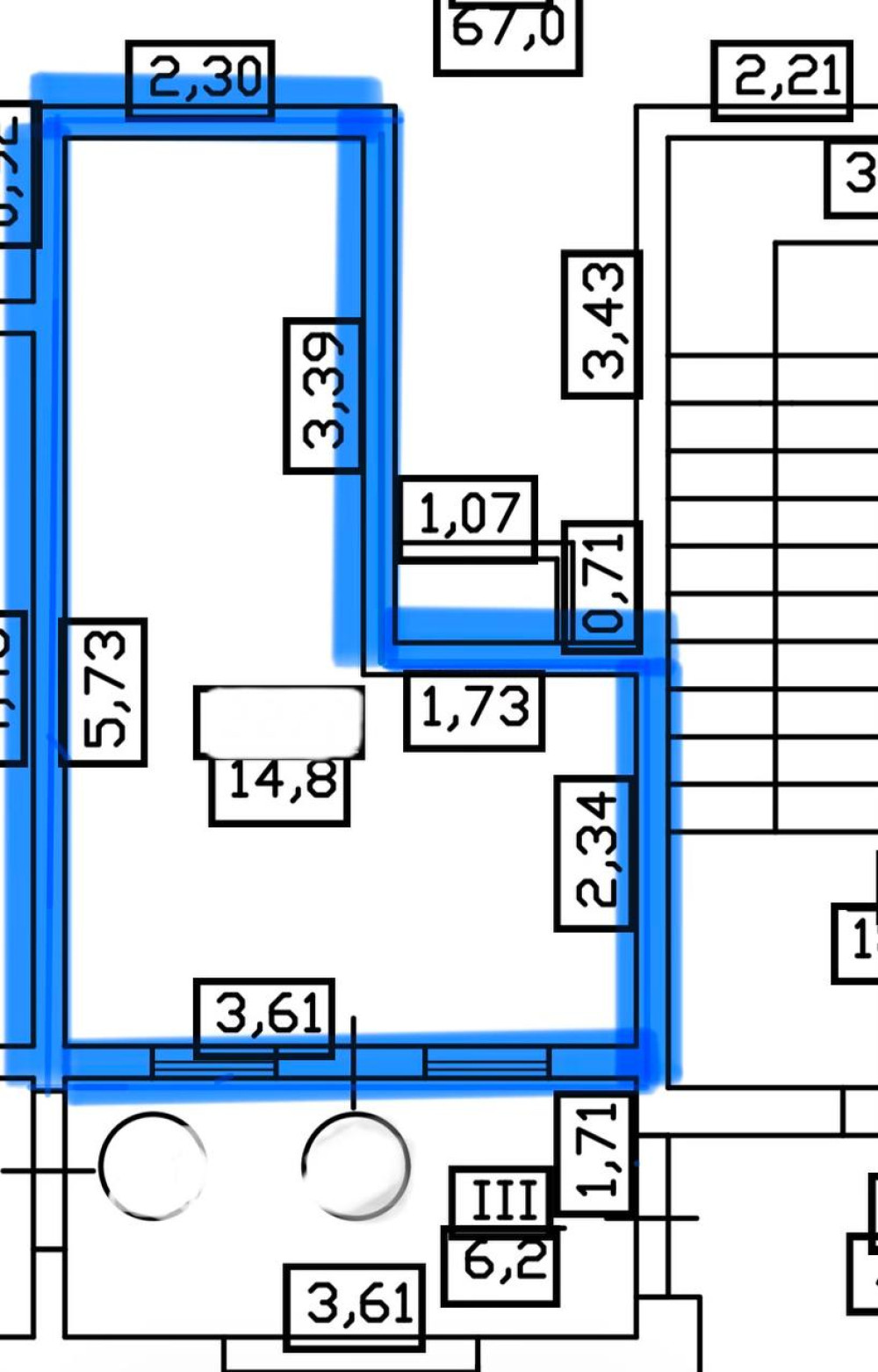 Коммерческое помещение 15 м² Одесса, Украина