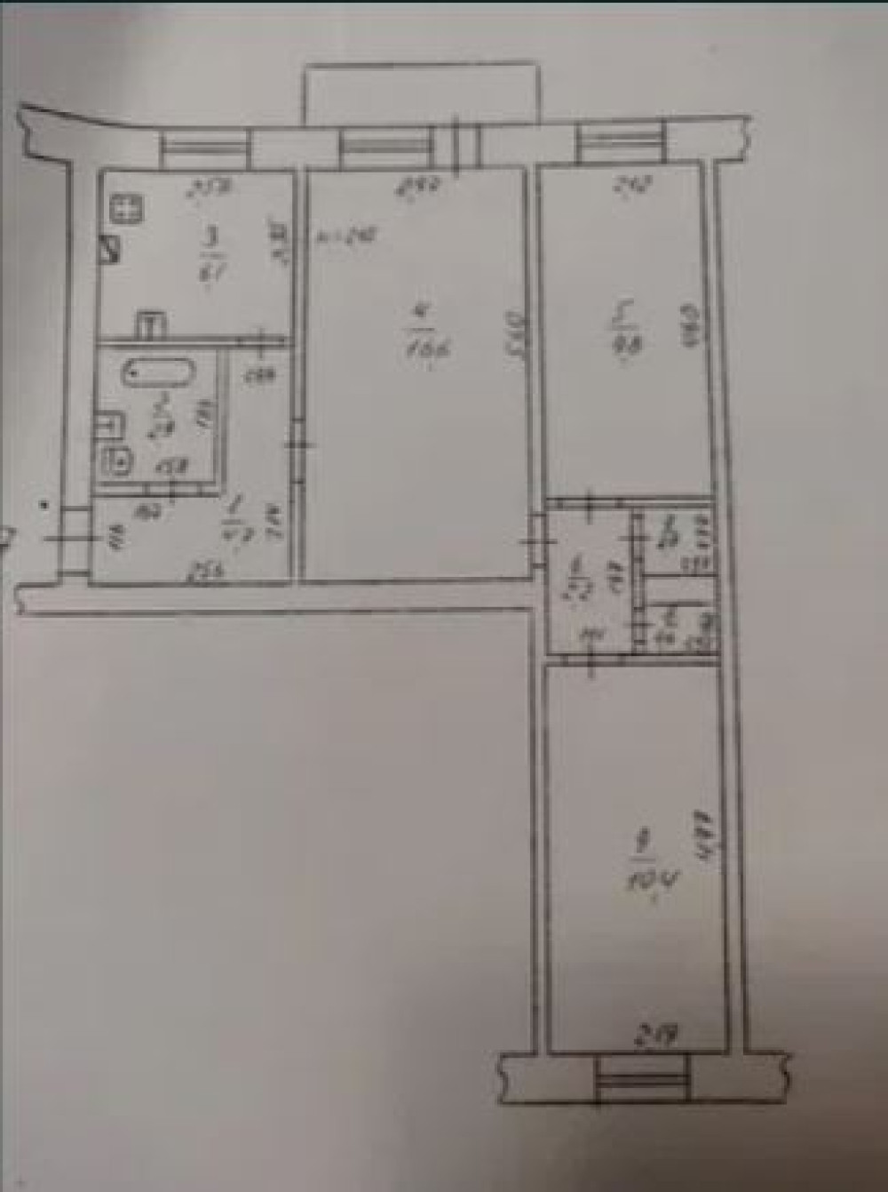 3 room apartment 55 m² Odesa, Ukraine