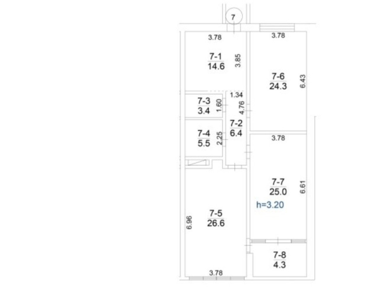 2 room apartment 110 m² Odesa, Ukraine