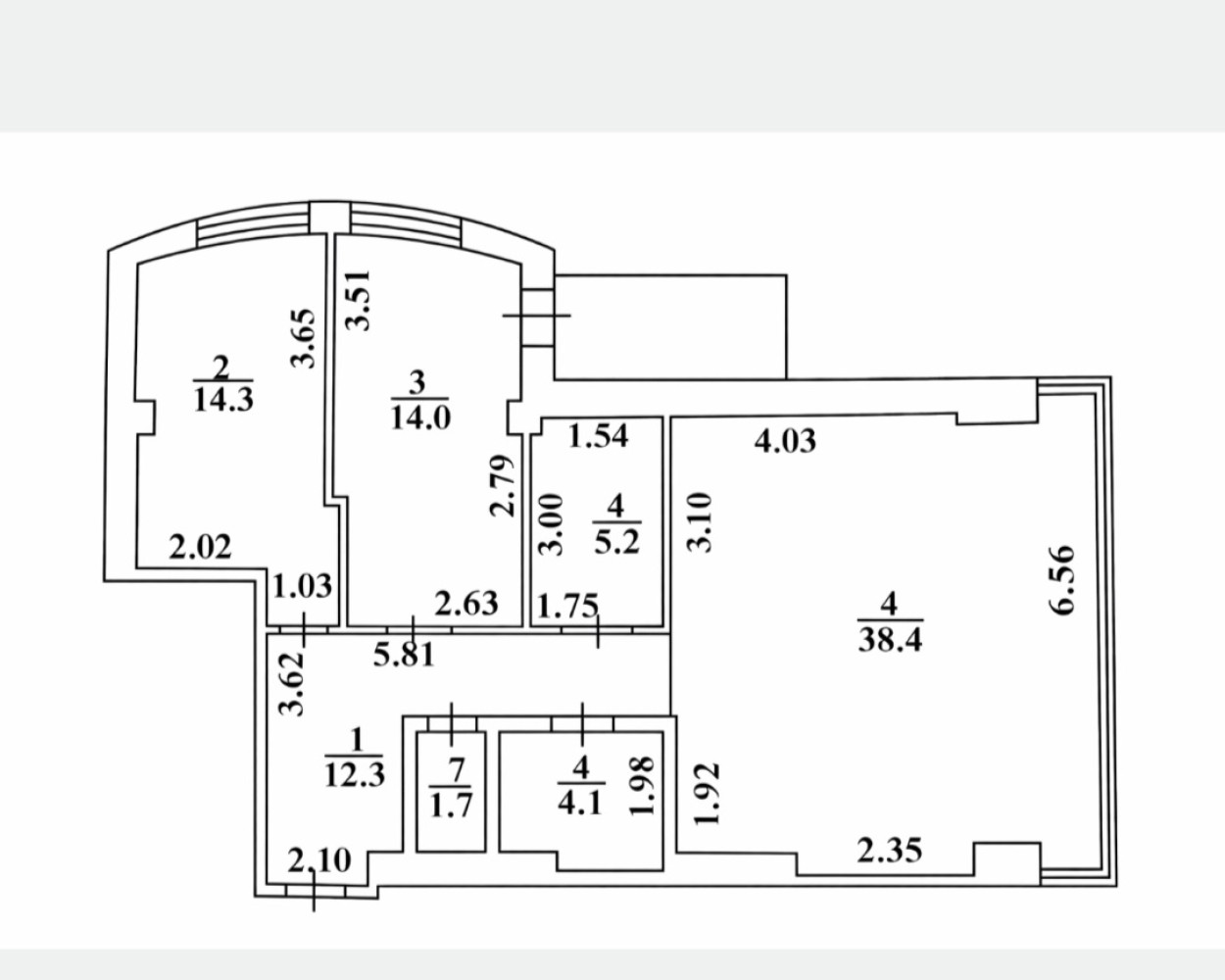 Квартира 2 комнаты 92 м² Одесса, Украина